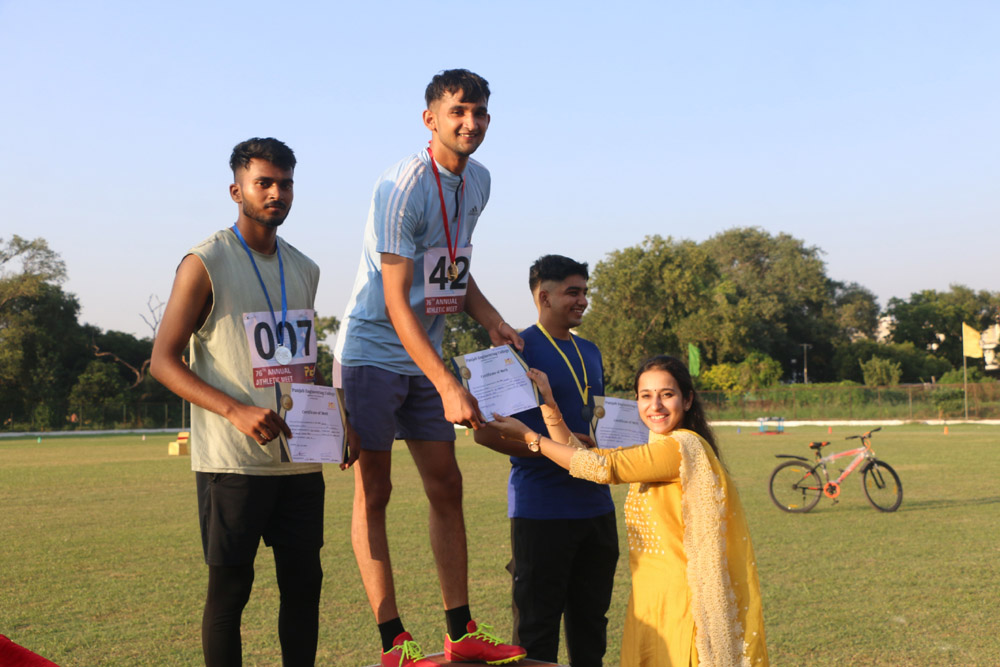Punjab Engineering College (Deemed to be University) Excels on Day Two of the 76th Annual Athletic Meet 2024